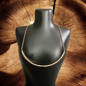 Kendra Scott Amber Choker
Rose Gold-Tone Curved Bar
Necklace